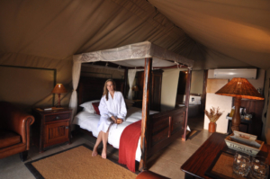 Luxury tented accommodation at Mattanu