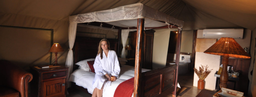 Luxury tented accommodation at Mattanu